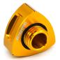 Preview: ROTARY13B1 ALUMINIUM ROTOR OIL CAP ANODIZED GOLD 72mm