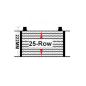 Preview: UNIVERSAL 25 ROWS OIL COOLER DASH 10 FRONT