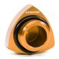 Preview: ROTARY13B1 ALUMINIUM ROTOR OIL CAP GOLD ANODIZED 55mm