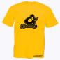 Preview: WANKELSHOP ANGRY ROTARY T-Shirt Yellow Carbon
