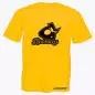 Mobile Preview: WANKELSHOP ANGRY ROTARY T-Shirt Yellow Carbon