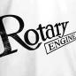 Preview: WANKELSHOP ROTARY ENGINE T-Shirt Weiß Carbon detail