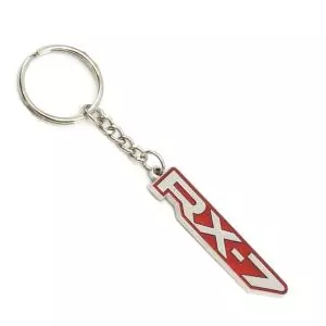 ROTARY13B1 KEYCHAIN RX-7 FC-FD LOGO RED