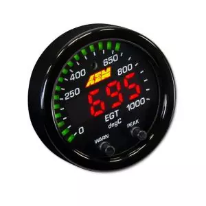 AEM X-Series EGT Gauge 52mm 0~1800F / 0~1000C