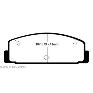EBC117125 Bluestuff NDX Rennbremsbeläge Hinten RX-7 FD