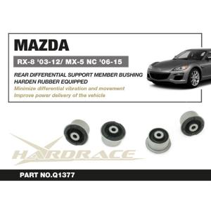 HARDRACE Hinteres Diff. Stützelementbuchse Mazda RX-8, MX-5 MIATA