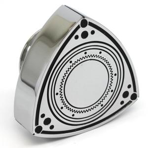 ROTARY13B1 ALUMINIUM ROTOR OIL CAP CHROME BLACK 55mm