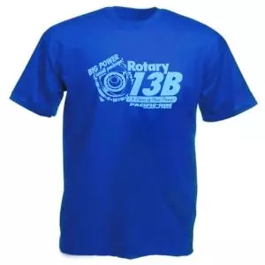 ROTARY13B1 ROTARY 13B T-SHIRT BLUE