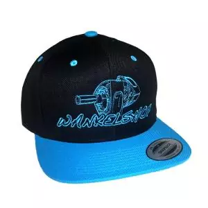 WANKELSHOP CAP SNAPBACK BLACK BLUE