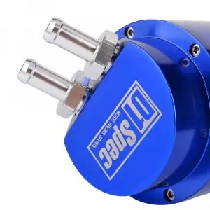 D1 SPEC Oil Catch Tank Round Blue Anodized