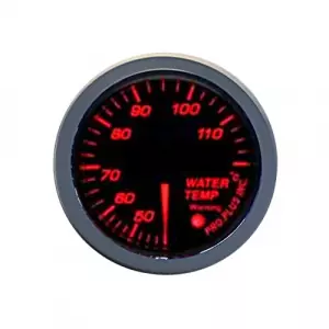 DFI Dual Color Smoke Water Temp Gauge 52mm