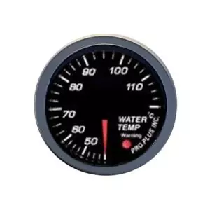 DFI Dual Color Smoke Water Temp Gauge 52mm