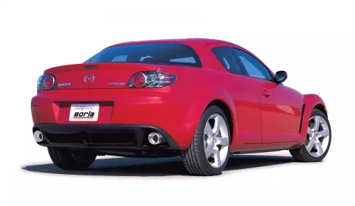 BORLA 3" Cat Back Exhaust System MAZDA RX-8 rear BORLA 3" Cat Back Exhaust System MAZDA RX-8 rear