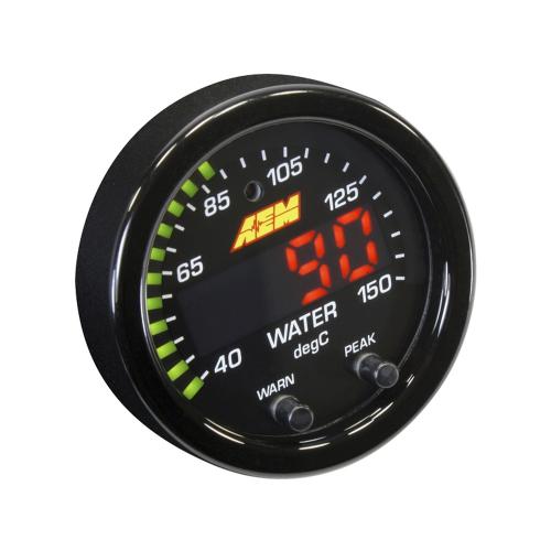 AEM X-Series Temperature Gauge 52mm 100~300F / 40~150C AEM X-Series Temperature Gauge 52mm 100~300F / 40~150C