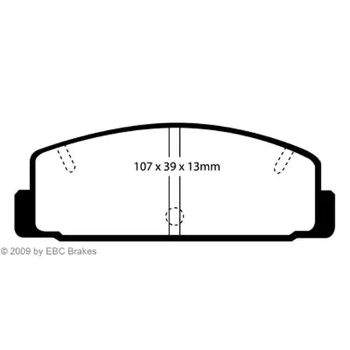 EBC117125 Bluestuff NDX Rennbremsbeläge Hinten RX-7 FD