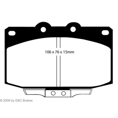 EBC119131 Bluestuff NDX Break Pads Front RX-7 FD