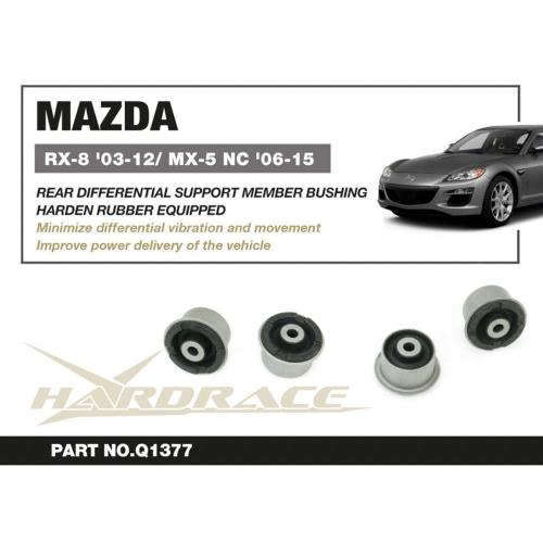 HARDRACE Hinteres Diff. Stützelementbuchse Mazda RX-8, MX-5 MIATA