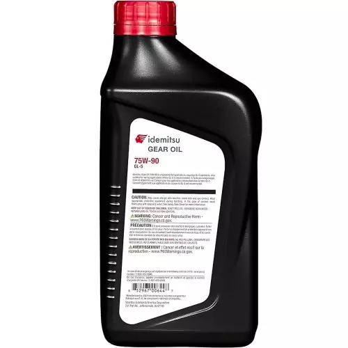 Idemitsu 75w90 gear oil rear