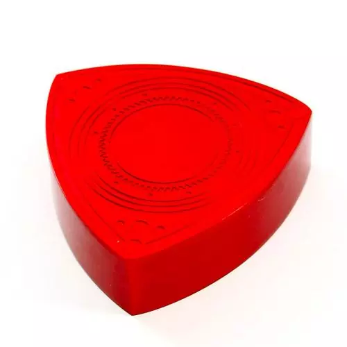 ROTARY13B1 ALUMINUM BRAKE & CLUTCH RESERVOIR CAP RED