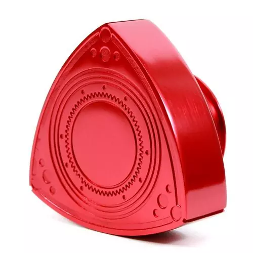 ROTARY13B1 ALUMINIUM ROTOR OIL CAP RED ANODIZED 55mm