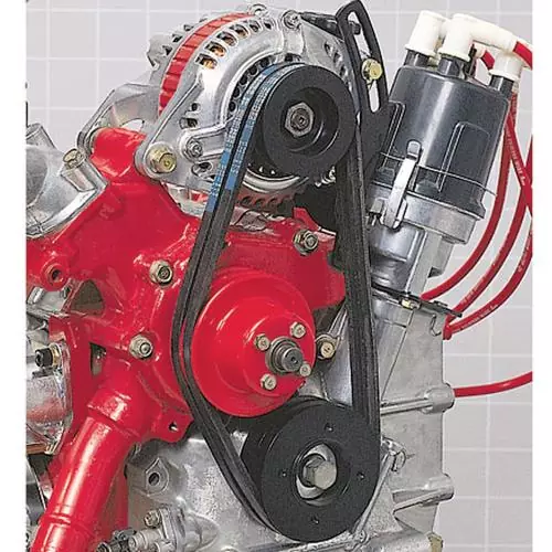 RACINGBEAT ALUMINIUM HAUPTRIEMENSCHEIBE Doppelriemen 74-92 Alle Mazda Wankelmotoren Montage Beispiel