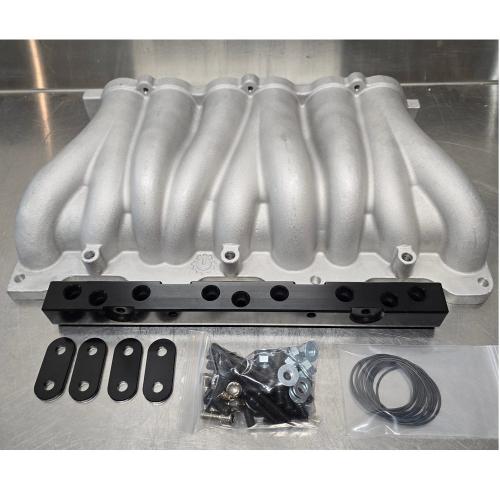 TURBLOWN Aluminium Cast 20B 3 Rotor Lower Intake Manifold Semi Port Version