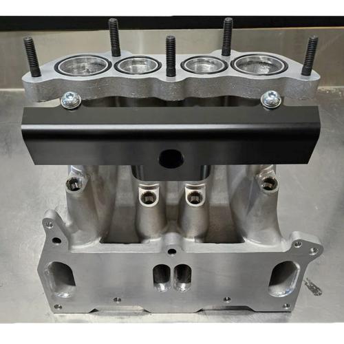 TURBLOWN Aluminium Guß RX7 FD3S REW Untere Ansaugbrücke Sideport Version