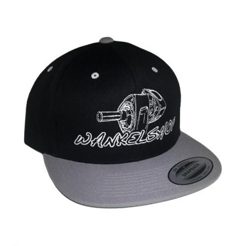 WANKELSHOP CAP SNAPBACK BLACK SILVERGREY WANKELSHOP CAP SNAPBACK BLACK SILVERGREY