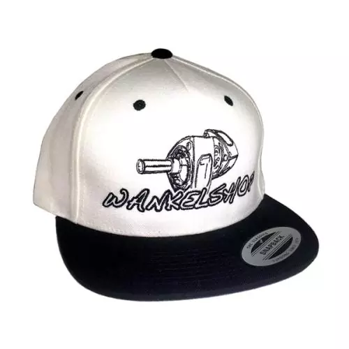 WANKELSHOP CAP SNAPBACK WEISS SCHWARZ