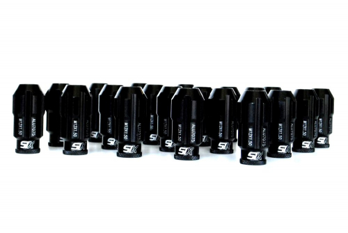 SIX-Performance Racing Lug Nuts Set Black Anti Theft SIX-Performance Racing Lug Nuts Set Black Anti Theft