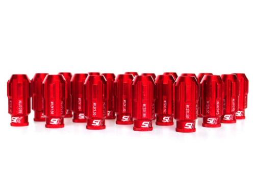 SIX-Performance Racing Lug Nuts Set Red Anti Theft SIX-Performance Racing Lug Nuts Set Red Anti Theft