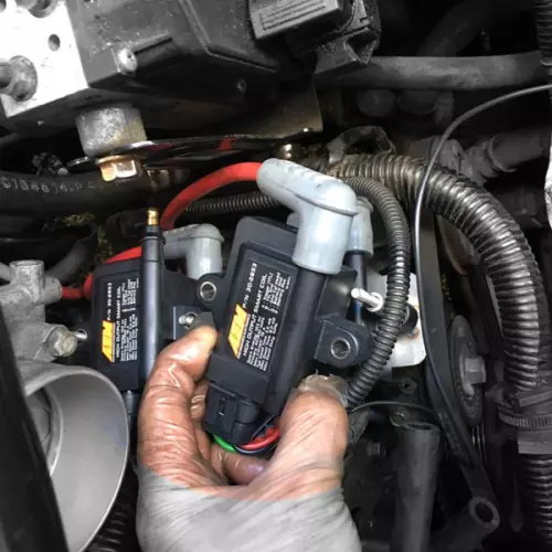 WANKELSHOP AEM RX-8 PERFORMANCE IGNITION COIL KIT installed 4