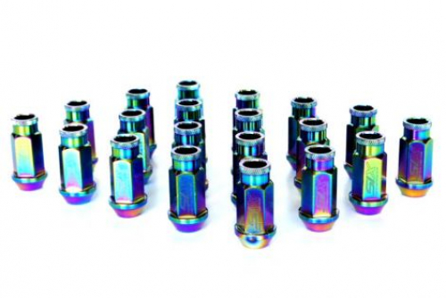 SIX Performance Racing Lug Nuts Set Neo Chrome V2 SIX Performance Racing Lug Nuts Set Neo Chrome V2