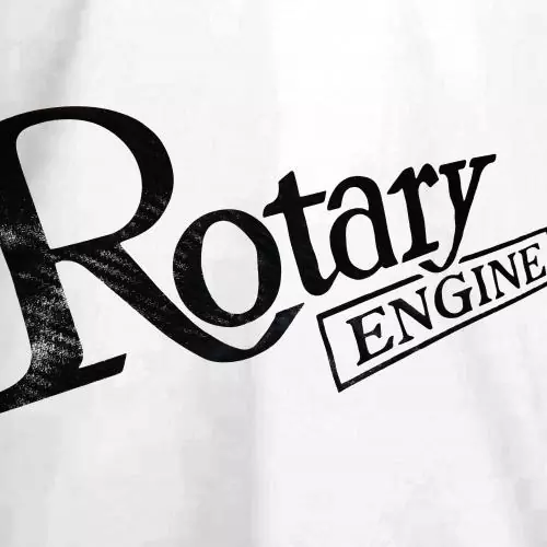 WANKELSHOP ROTARY ENGINE T-Shirt White Carbon