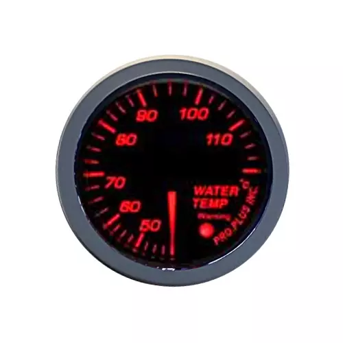 DFI Dual Color Smoke Water Temp Gauge 52mm