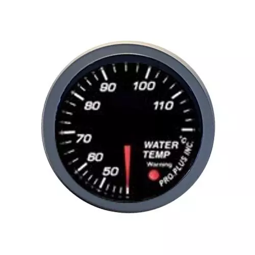 DFI Dual Color Smoke Water Temp Gauge 52mm