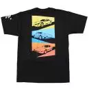 ROTARY13B1 T-SHIRT RX-7 GENERATIONS GELB-BLAU-ROT