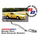 RACINGBEAT STREETPORT STAINLESS STEEL EXHAUST SYSTEM RX7 12A 79-85
