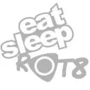 RE DECALS Eat Sleep ROT8